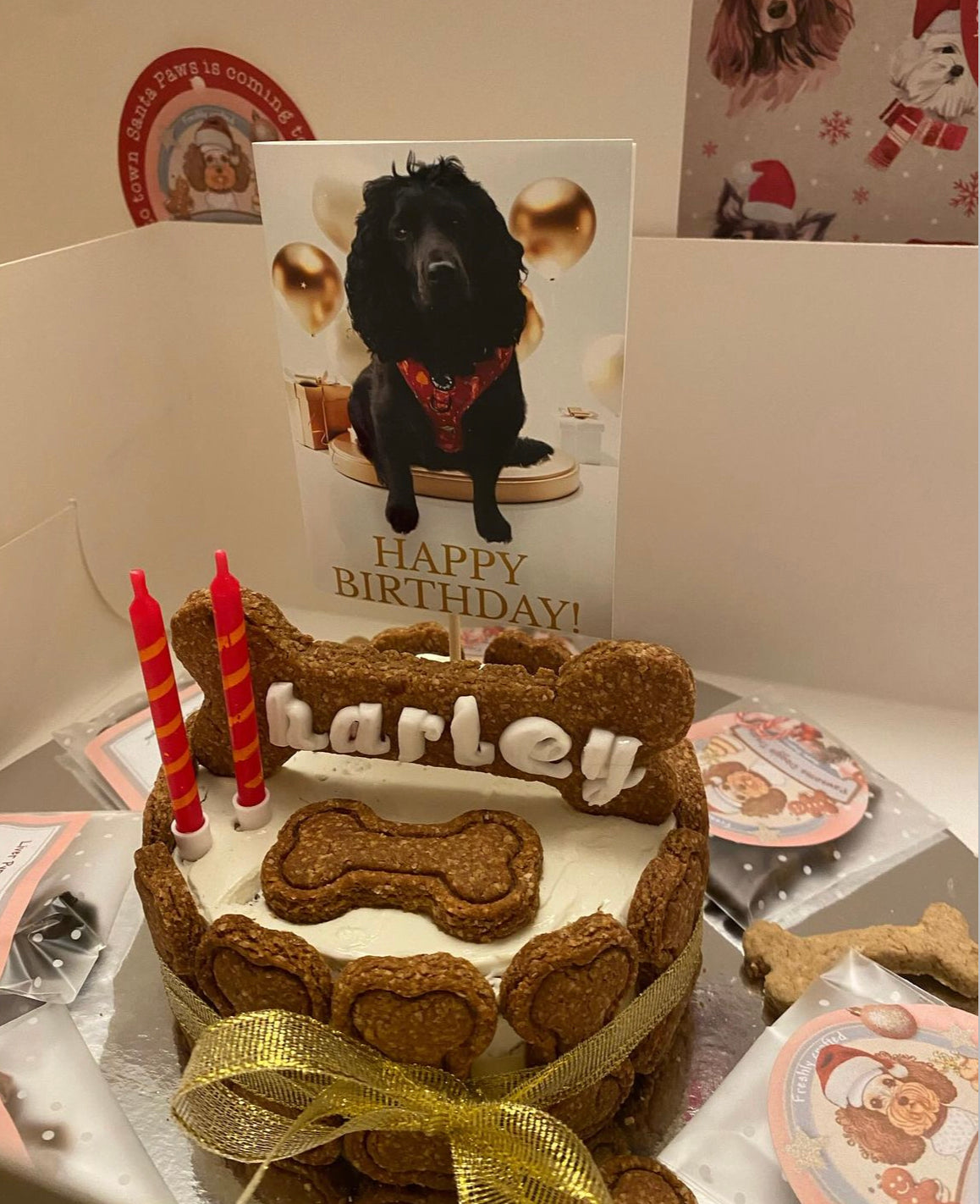 Pawsome Birthday Cake